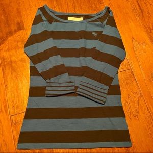 Abercrombie 3/4 sleeve tee size small